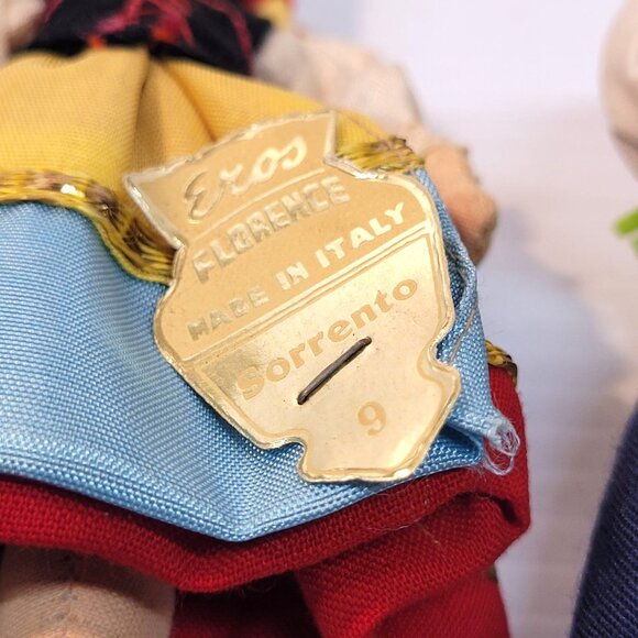 Eros Firenze 24 Sorrento 15 Italian Cloth Dolls 1950s Florence Italy 6'' Set 2 - Picture 7 of 12